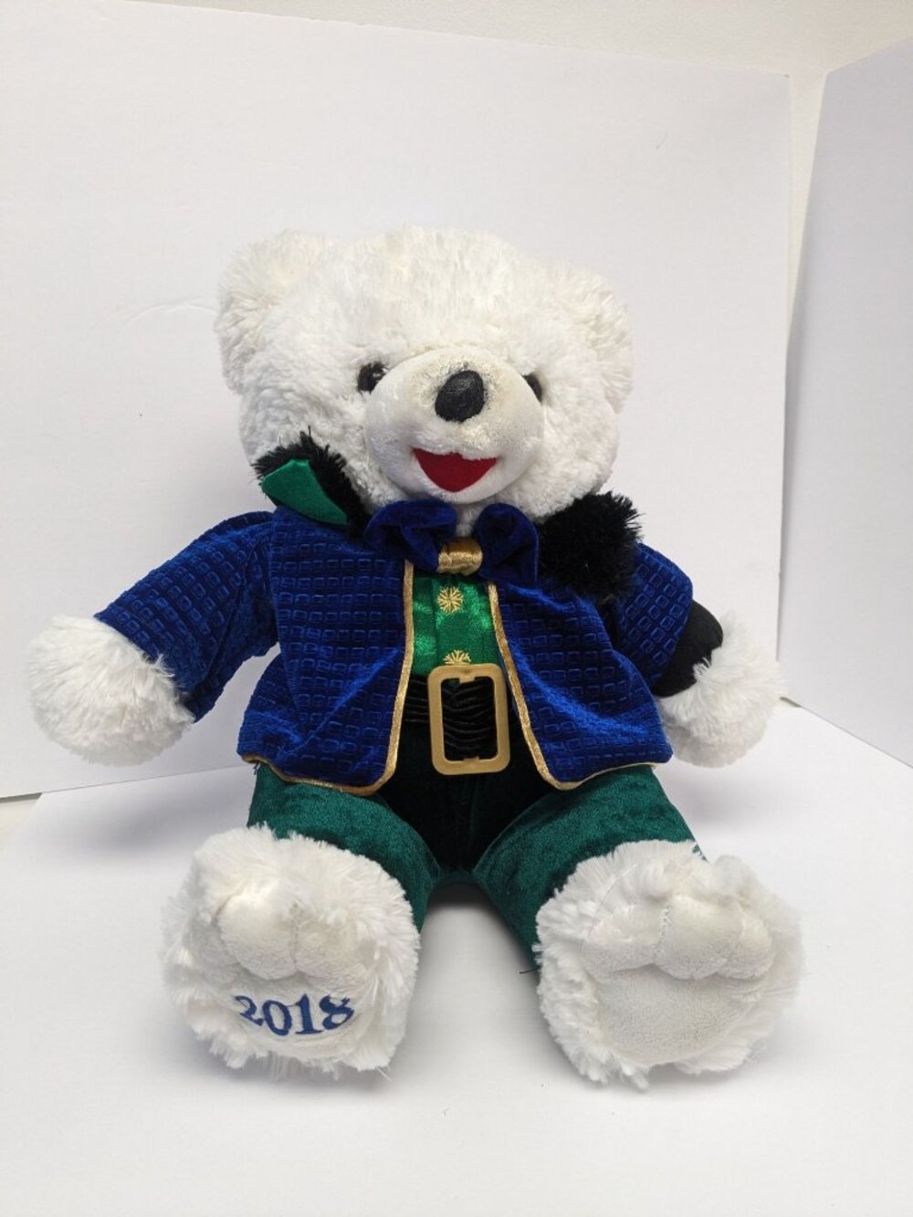 Dan Dee Holiday Snowflake Teddy Bear Plush With Velvet Suit 2018